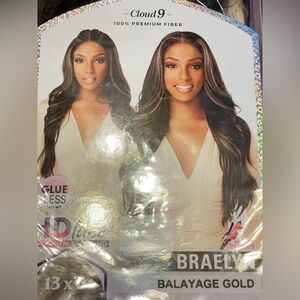 Cloud 9 Glueless Lace Wig with Brown Highlights